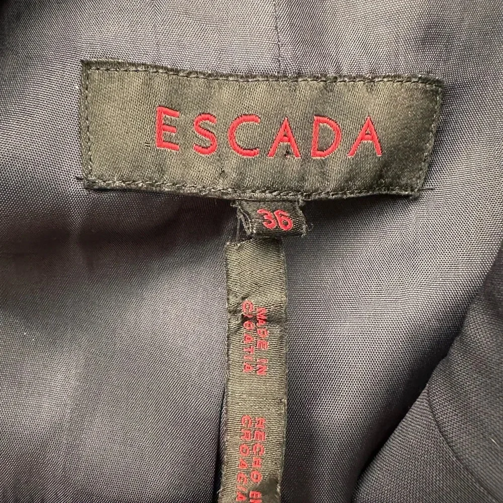 Escada vintage navy